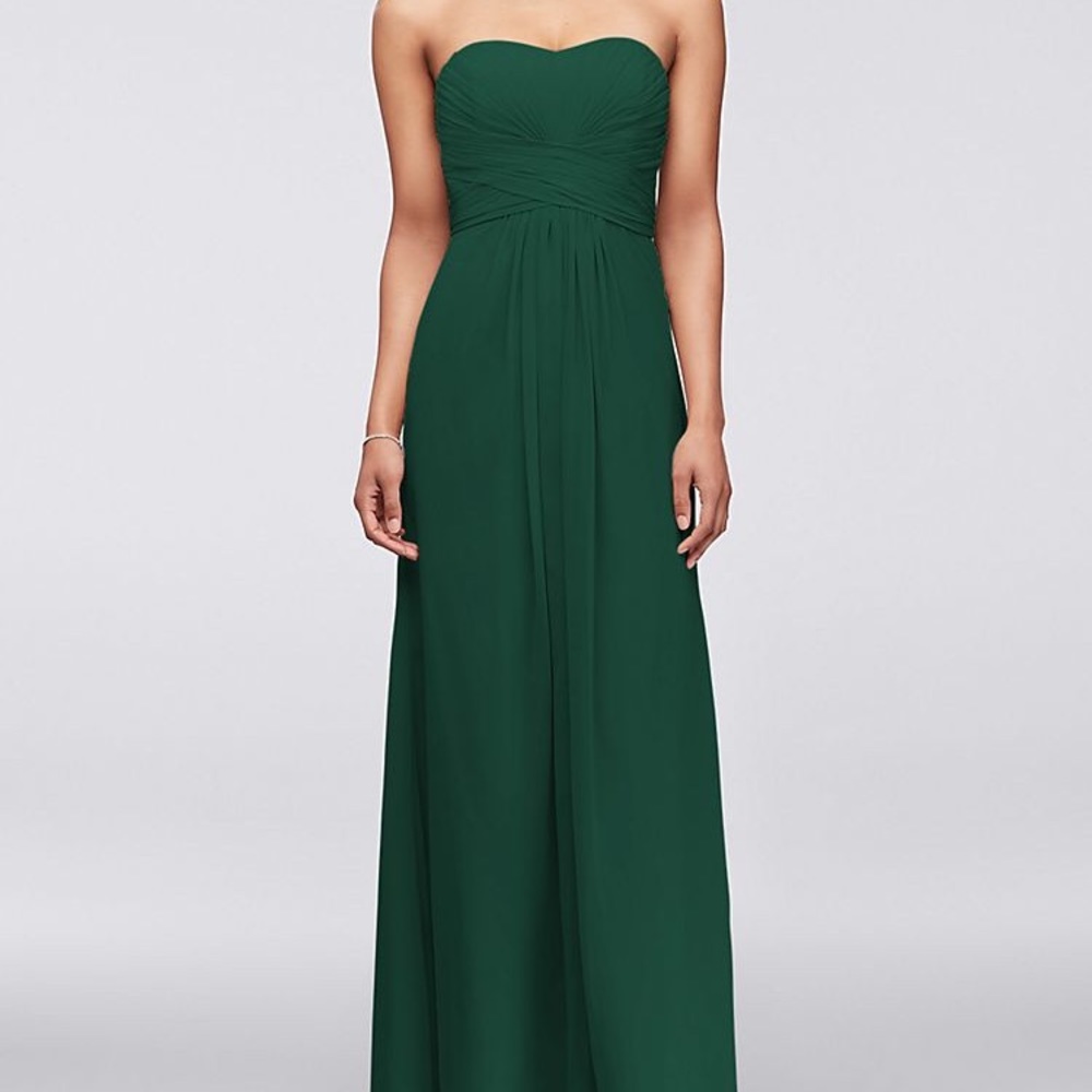 Davids Bridal strapless/sweetheart Bridesmaid